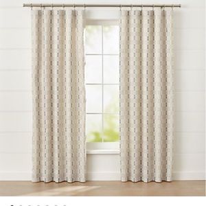 Crate & Barrel Pastore Neutral Curtains